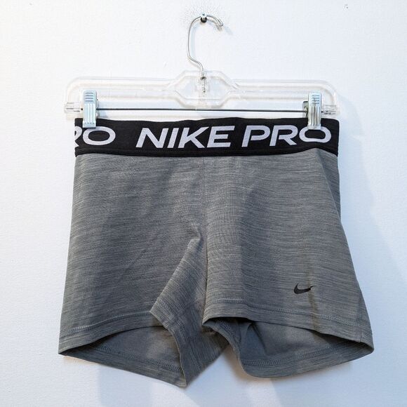Nike Pro Training Gray Shorts Dri Fit Women's Small - Picture 1 of 7